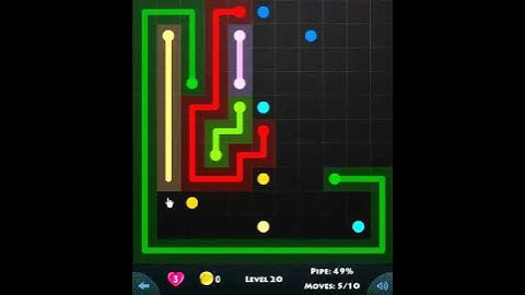 11 × 11 MANIA LEVEL 20 - FLOW GAME ON FACEBOOK Connect the dots