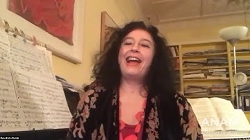 ANAM 2020 Webinar with Elena Kats-Chernin – “The Creative Process of a Composer"