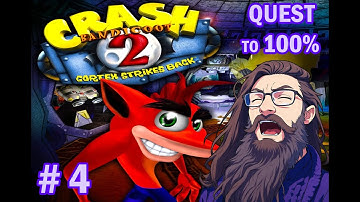 Quest to 100% ((Crash Bandicoot 2: Cortex Strikes Back)) Thirty Mins For ONE Level - Part 4 / 6