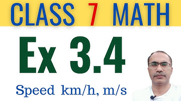 7Th Class Math Exercise 3.4 || SNC || Single National Curriculum
