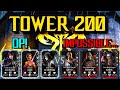 MK Mobile BLACK DRAGON Tower 200 Boss Battle | Black Dragon Tower 200 June 2021.