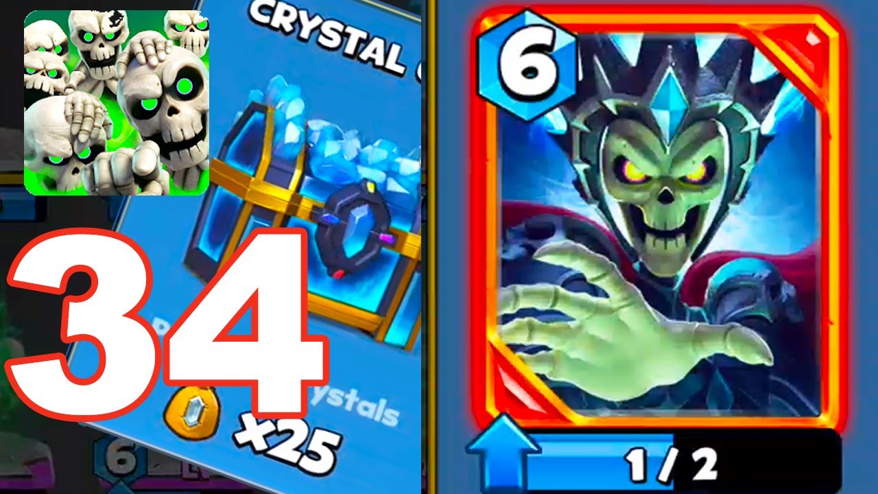 Castle Crush - Gameplay Walkthrough Part 34 - Skull Queen Card (Android Games)