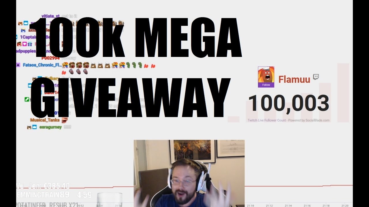 100k Followers MEGA Giveaway! 70+ Premium Ships!