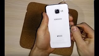 Samsung A310F (A3) как заменить заднее стекло (крышку)