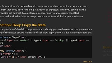 Why is my child component not updating when I change its state from the parent?