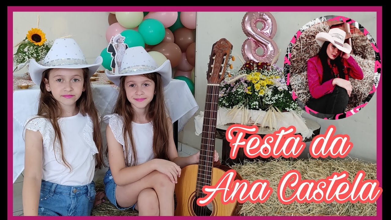 COMPRANDO DECORAÇÃO DE FESTA DA ANA CASTELA.