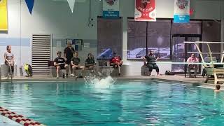 12 Year Old Masters the Forward Double Somersault Dive 104C Degree of Difficulty 2.2