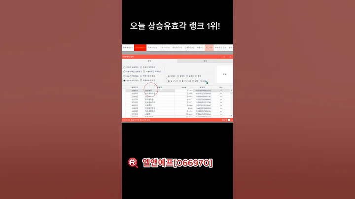 [오늘의 상승유효각 1위] 엘앤에프! 다음은 누구?👀