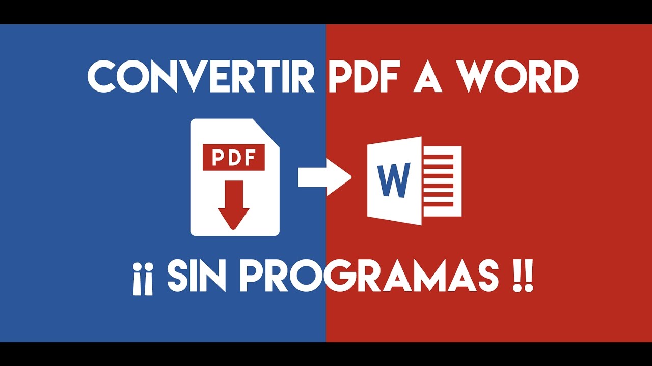 Giotto Dibondon Giro de vuelta incrementar Transformar PDF Escaneado a Word Editable - YouTube