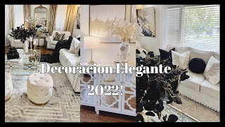 DECORACION DE SALA 2022! | ELEGANTE Y GLAM! | LIVING ROOM DECOR 2022