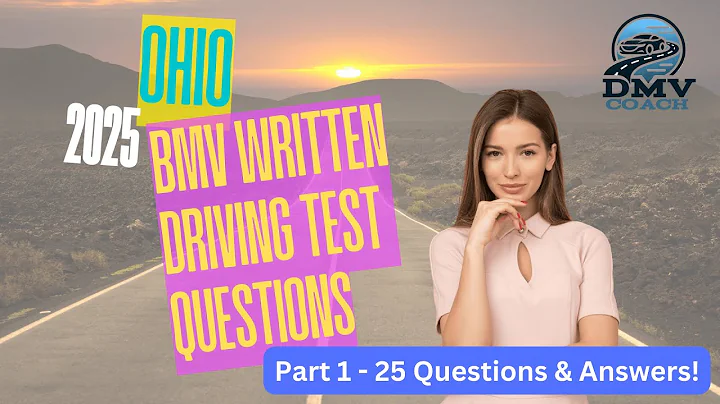 2025 Ohio BMV Written Driving Permit Test Study Guide - Part 1