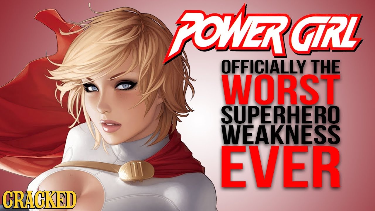 Power Girl, Super Hero, Super hero weaknesses, Super Heroes, lame weaknesse...