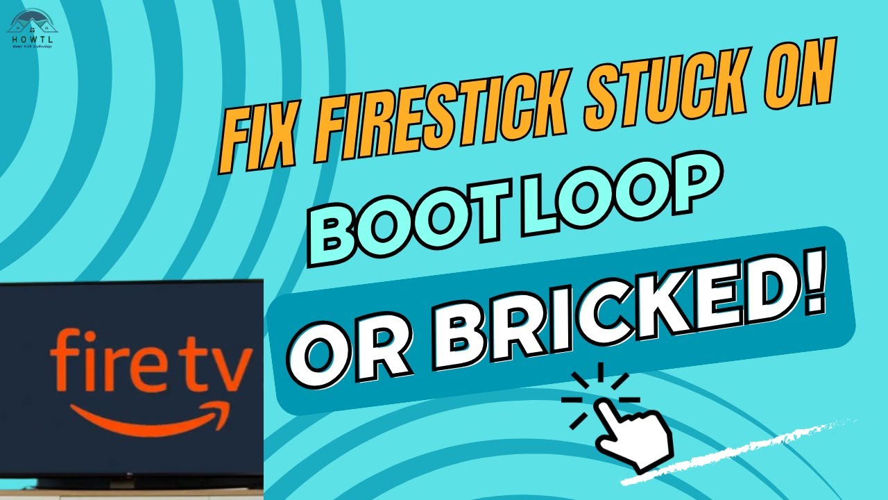 How to fix a Fire TV or Firestick stuck on the boot start up logo screen