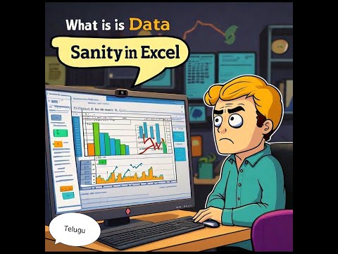 How to Do Data Sanity Check in Excel. Excel in Telugu