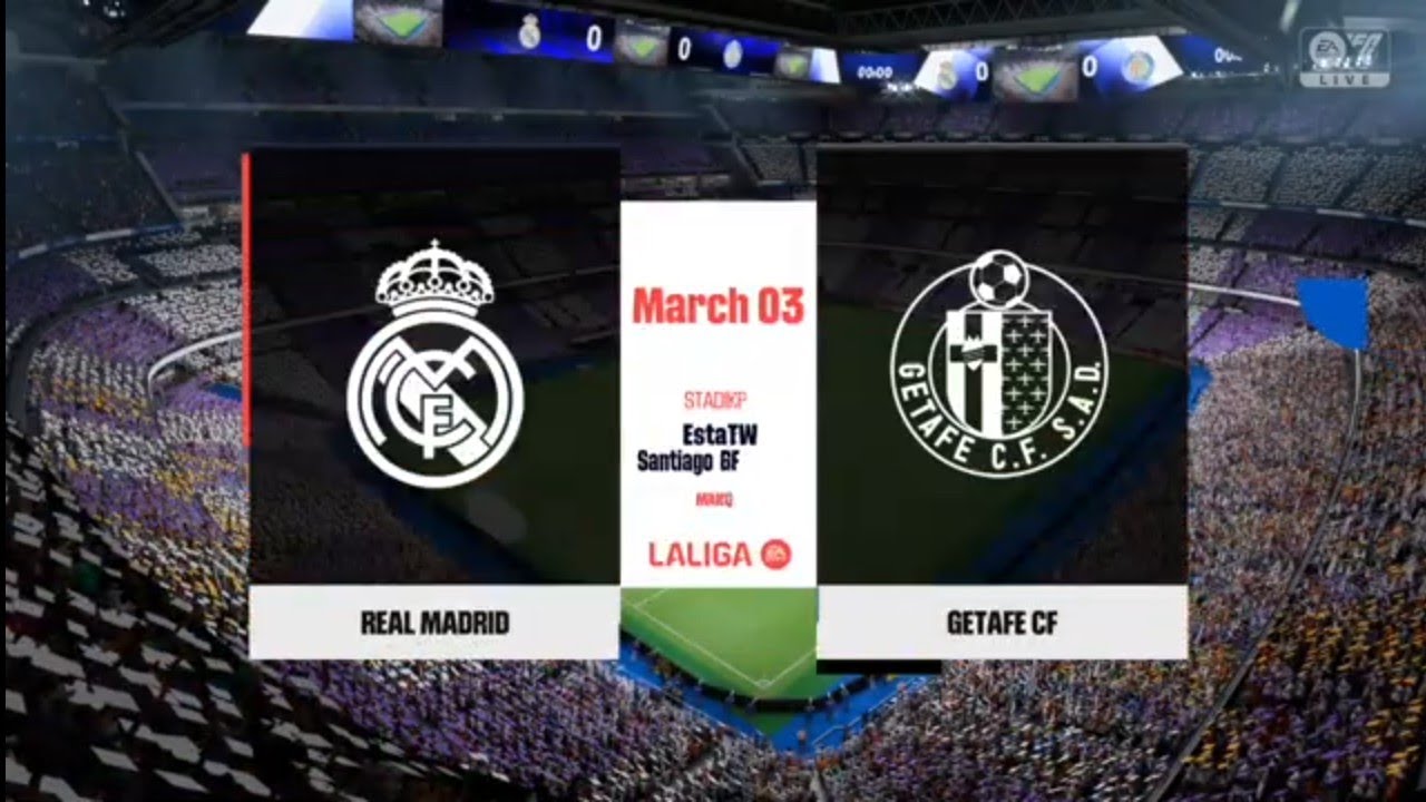 Real Madrid vs Getafe - LaLiga - FC 25