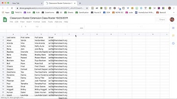 Using the Alice Keeler Class Roster Chrome Extension