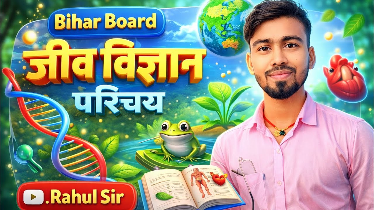 📘 Bihar Board | जीव विज्ञान परिचय | Biology Introduction| By Rahul Sir | Ambedkar Classes