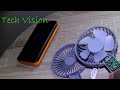 Rechargeable Handheld And Desktop Fan | BLAUPUNKT