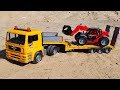Трактор спешит на помощь - На машинку упала ветка  | Видео для детей