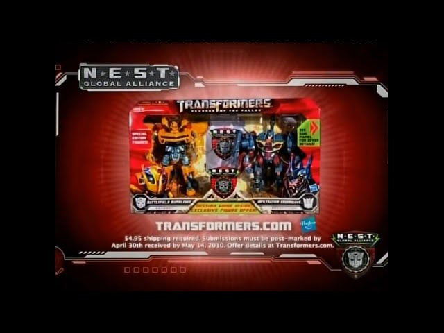 Transformers Revenge of the Fallen N.E.S.T  Global Alliance + Recon Ravage Commercial class=