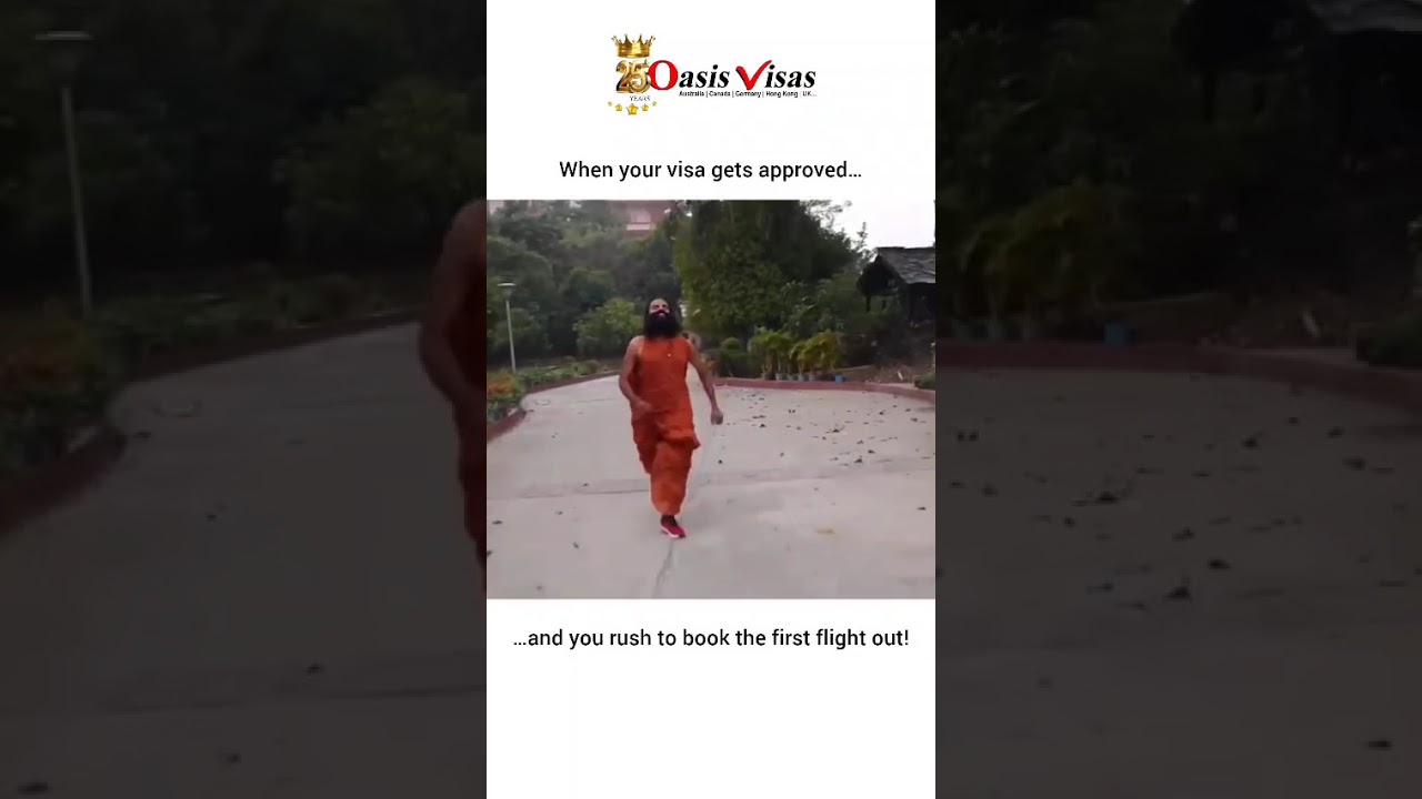When Your Visa Gets Approved 😂✈️ | Immigration Meme | Oasis Resource Management
