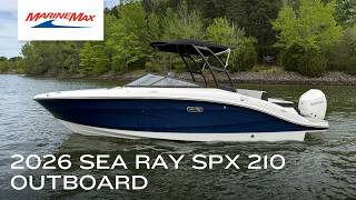 2026 Sea Ray SPX 210 Outboard | Available Now at MarineMax Lake Wylie