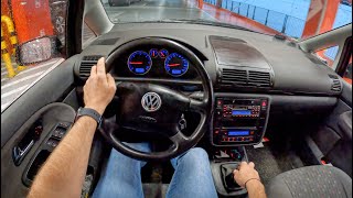 2000 Volkswagen Sharan 1.9 Tdi 116Hp Pov Test Drive Joe Black