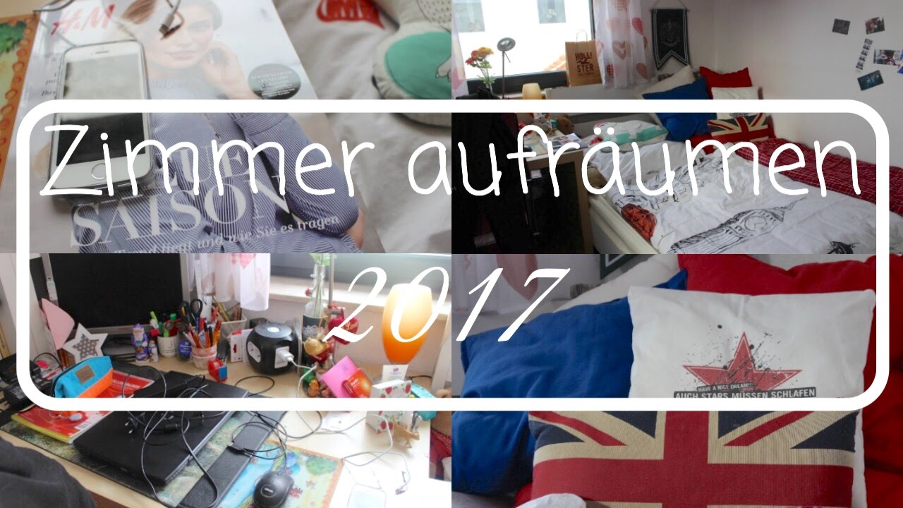 Zimmer aufräumen 2017! - YouTube