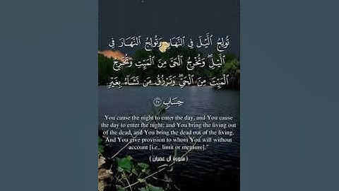 سورة آل عمران من 26 الى 30