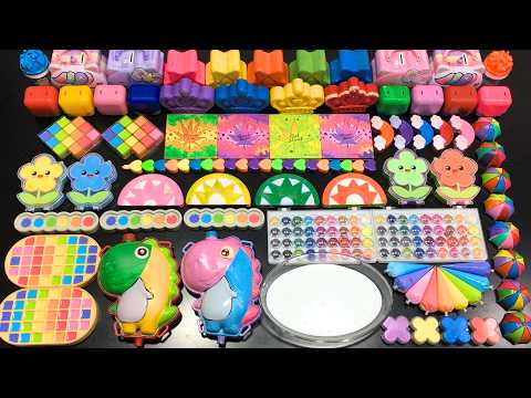 RELAXING MAKEUP VS PIPING BAGS | ASMR SLIME | Mixing Random Things Into GLOSSY Slime