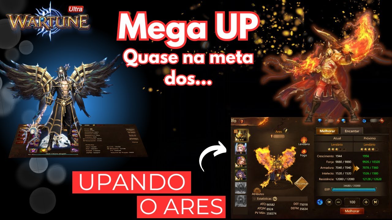 "Saga do Mago" Mega UP Focando no Pet - Ep 128 - Wartune Ultra