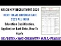 NALCO NEW RECRUITMENT 2024 | NALCO NEW VACANCY NO EXAM 2024 | NALCO NEW VACANCY 2024