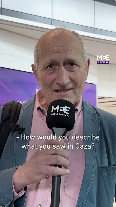 'Gaza is mass murder and mutilation’ - British Surgeon Graeme Groom tells MEE