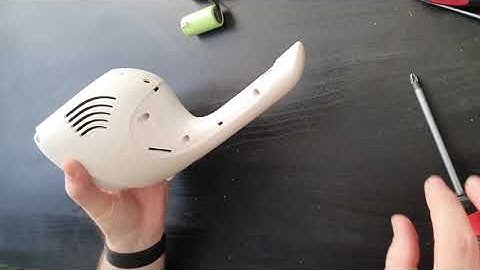 How to replace the internal batteries for a handheld vacuum cleaner