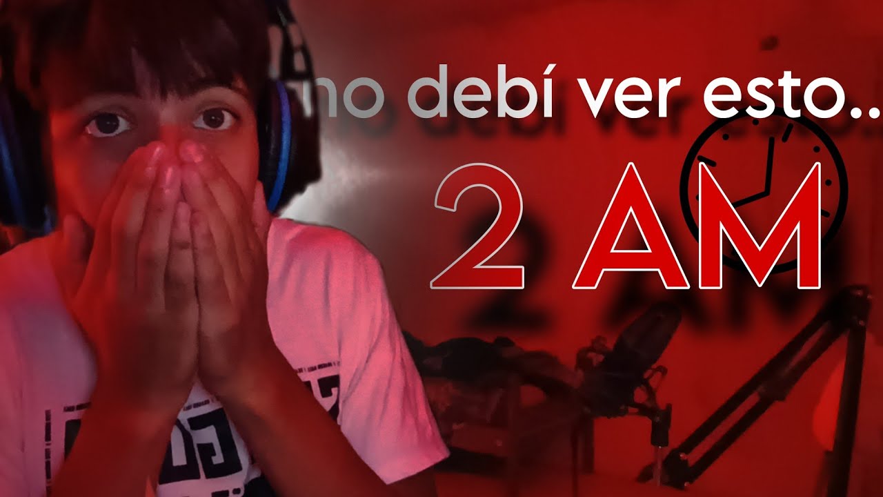 Viendo videos de TERROR a las 2 am...(Me asusté mucho)