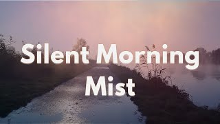 Foggy Riverside Walk at Early Morning Light