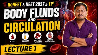 🫀 Body Fluids and Circulation | Class 11 Biology | NEET Re-NEET 2026 #RENEET2026 #NEET2027 #11TH