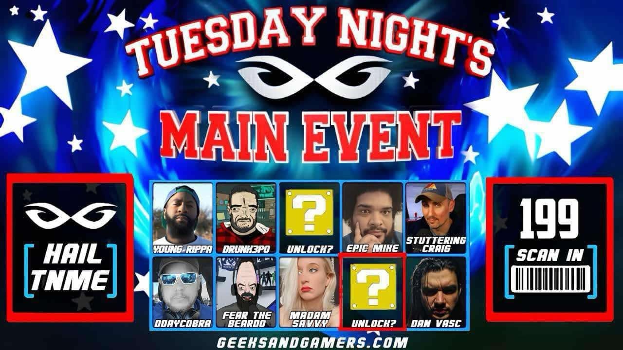 Tuesday Night’s Main Event Tuesday Night’s Main Event