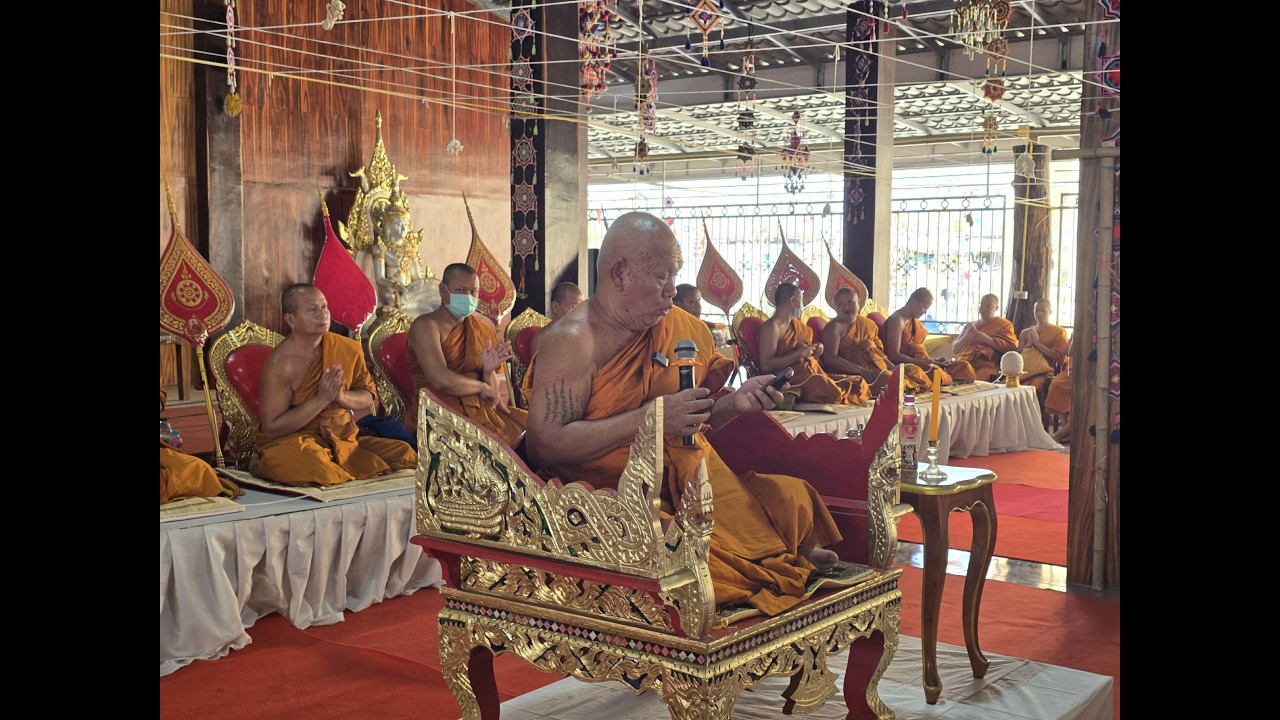 พระเทพวิสุทธิคุณ แสดงพระธรรมเทศนางานฉลองอุโบสถ ณ วัดศรีตาล ตำบลหนองแวง อำเภอพระยืน จังหวัดขอนแก่น
