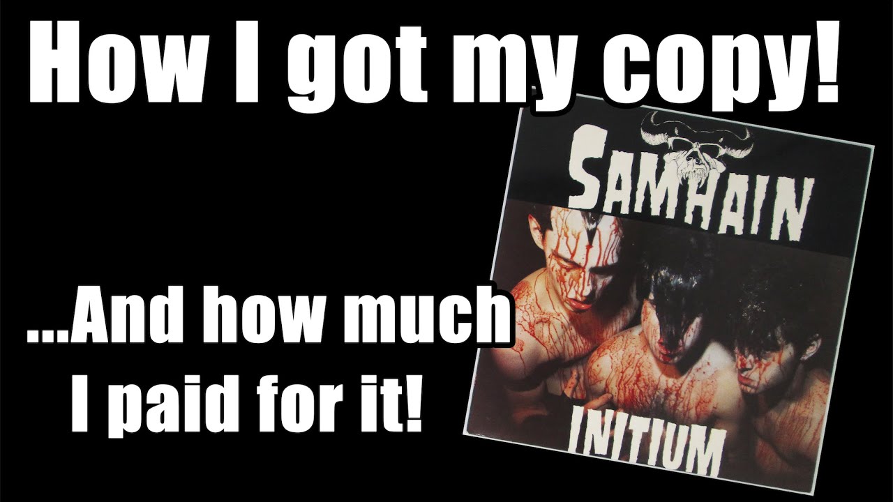 Samhain Initium 1st Pressing on Black Vinyl - How I got my copy
