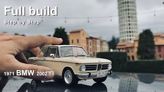 BMW 2002 Tii | Full Build Step by step | Scale model car | Hasegawa | 1/24 | ASMR