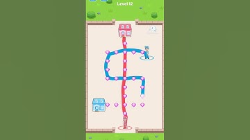Level 12 Draw to Home | Puzzle Game #shorts #puzzlegame #puzzle #drawlinepuzzle