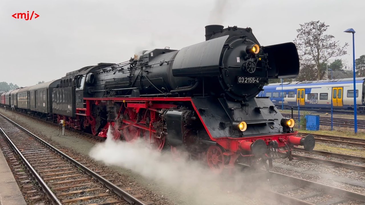 Berliner Eisenbahnfreunde - Adventsfahrt von nach Basdorf mit 03 2155-4  (29.11.2025)