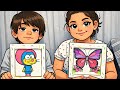 BOYAMA ETKİNLİĞİ YAPTIK !!#boyamaetkinliği#aboneol #keşfetyoutube#etkinlik#kralşakir#kelebek 