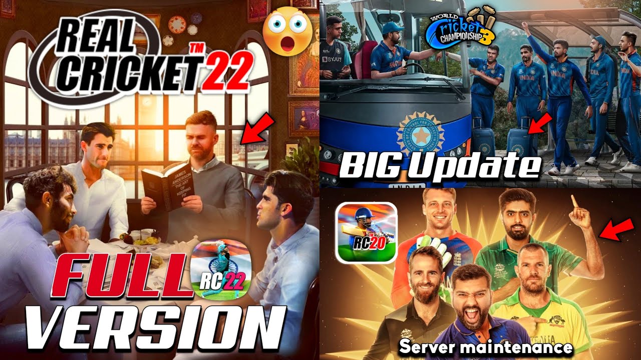 Real Cricket 22 Full Version Finally | WCC3 V1.5 Update August Special | RC20 New Update Playstore!