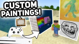 NEW How To Get CUSTOM PAINTINGS on Minecraft Xbox! EASY Any Image! ModMate Painting Editor!