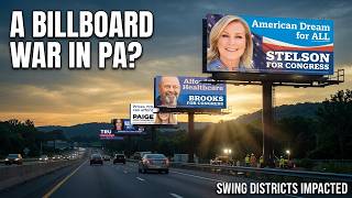 Democrats Launch Major Billboard Campaign in Swing Pennsylvania Districts.