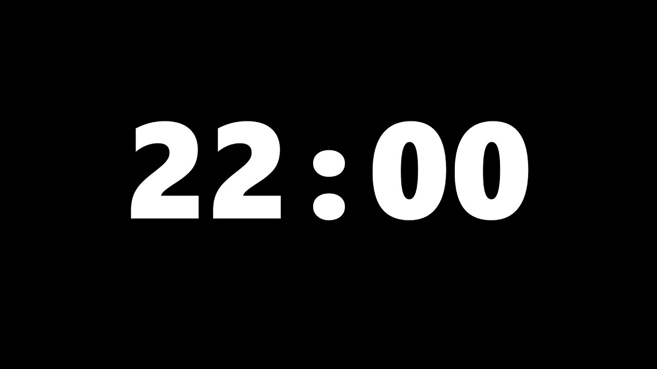 22 Minute Timer (Silent) - Visual Countdown for Work Blocks & Focus