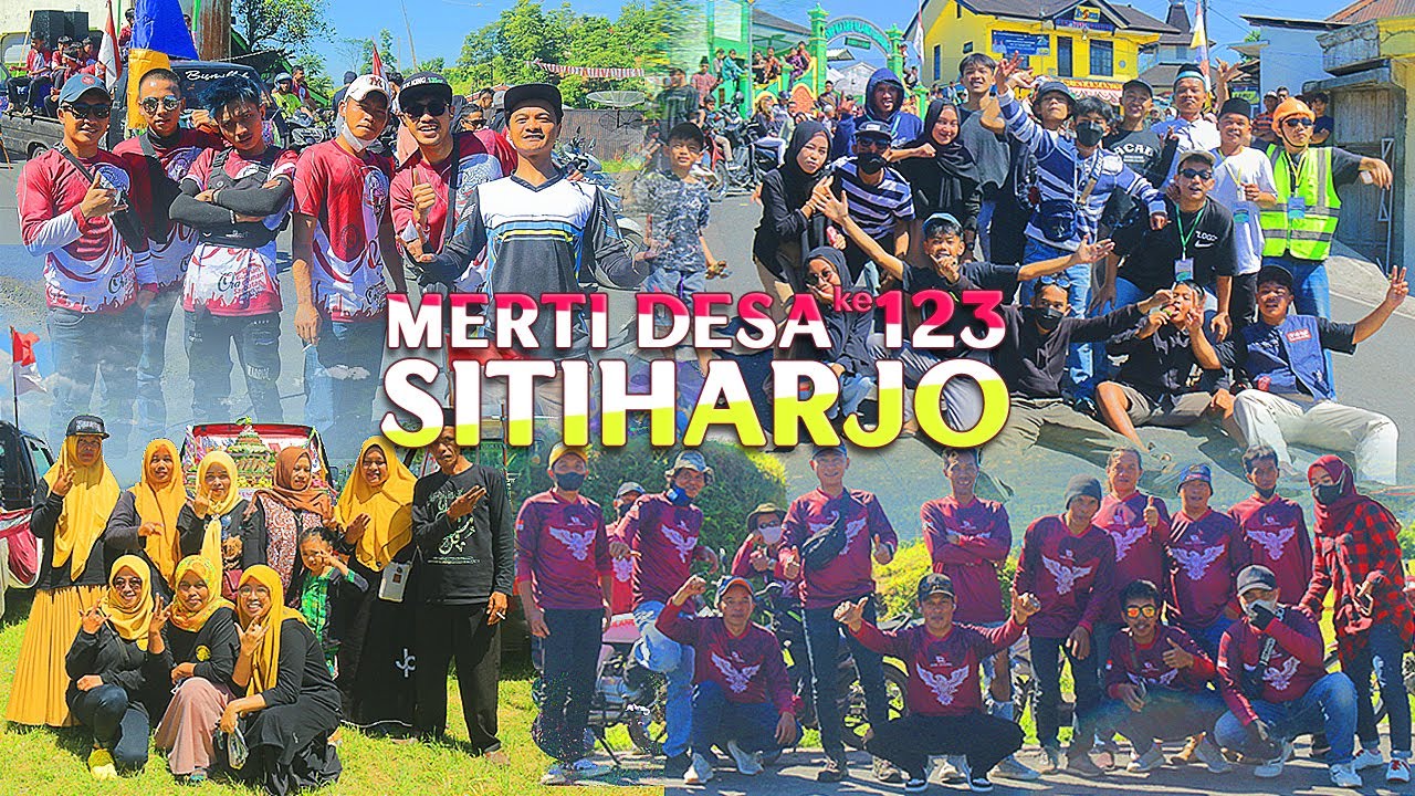 MERTI DESA 123th. SITIHARJO - KONVOI KARNAVAL KIRAB TUMPENG - HIBURAN - PENGAJIAN AKBAR