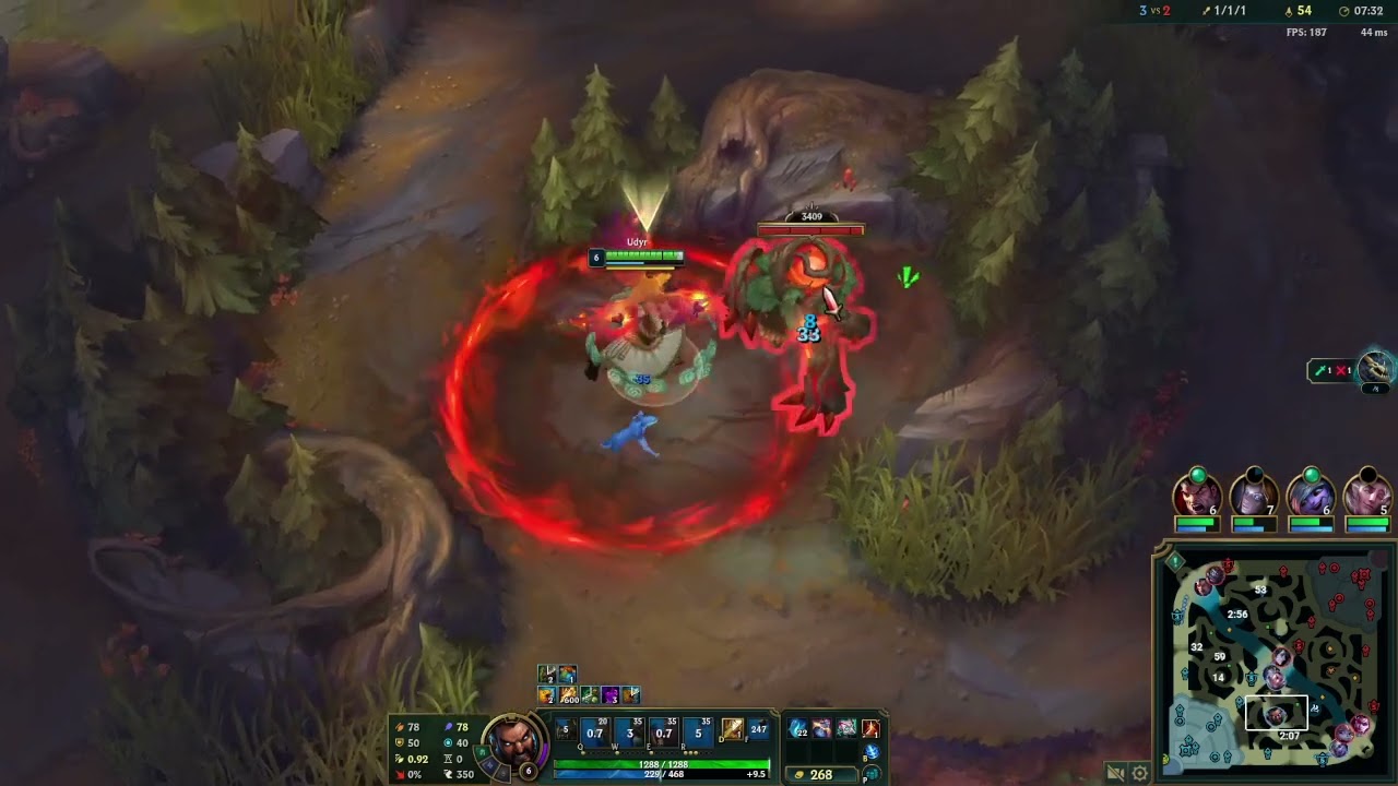 udyr vs belveth d1 3-1-7 W